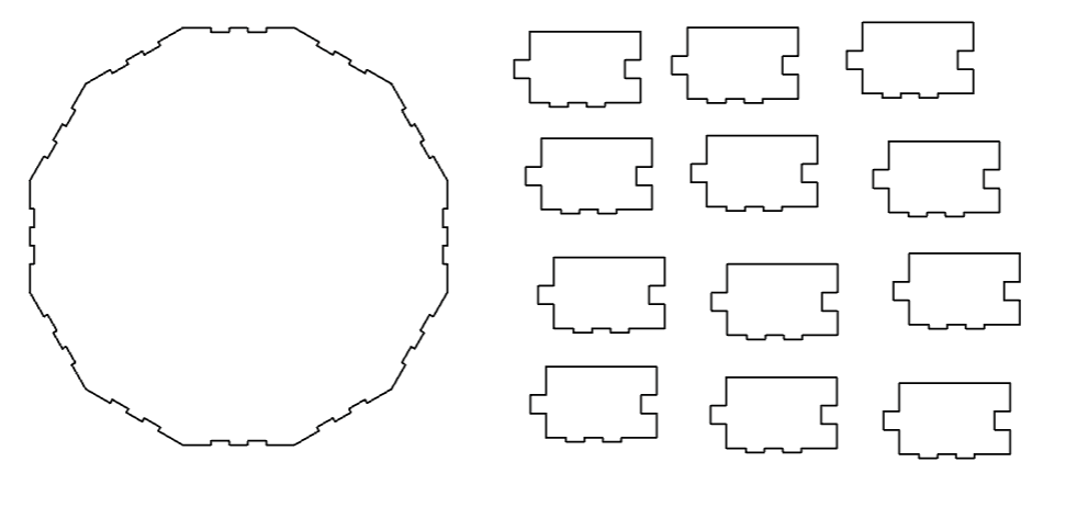 Gameboard base layout