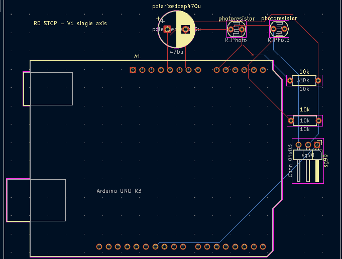 Solar tracker PCB layout